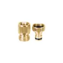 Conector de latón para grifo de cambio rápido, Truper