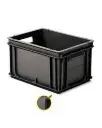 Contenedor negro - Serie Athena | 40x30x22cm M/A P/C F/C, Storage Compat