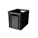 Contenedor negro - Serie Athena | 40x30x32cm M/A P/C F/C, Storage Compat
