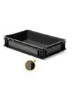 Contenedor negro - Serie Athena | 60x40x12cm M/C P/C F/C, Storage Compat