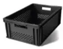 Contenedor negro - Serie Athena | 60x40x22cm M/A P/A F/A, Storage Compat