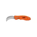 Cuchillo abatible para linóleo, 7", Truper