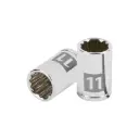 Dado poligonal encastre 1/4" de 11 mm, Truper