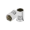 Dado poligonal encastre 1/4" de 12 mm, Truper
