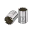 Dado poligonal encastre 1/4" de 13 mm, Truper