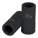 Dado tubular hexagonal encastre 3/4" de impacto de 1-1/16", Truper