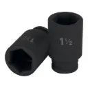 Dado tubular hexagonal encastre 3/4" de impacto de 1-1/2", Truper