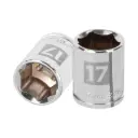 Dado hexagonal encastre 3/8" de 17 mm, Truper