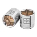 Dado hexagonal encastre 3/8" de 22 mm, Truper