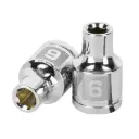 Dado hexagonal encastre 3/8" de 6 mm, Truper