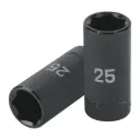 Dado tubular hexagonal encastre 1/2" de impacto de 25 mm, Truper