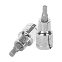 Dado de punta hexagonal encastre 1/2" de 6 mm, Truper