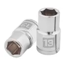Dado hexagonal encastre 1/2" de 13 mm, Truper