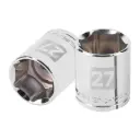 Dado hexagonal encastre 1/2" de 27 mm, Truper