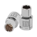 Dado poligonal encastre 1/2" de 11 mm, Truper