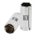 Dados tubulares hexagonales E 1/2" - 1 ", Truper
