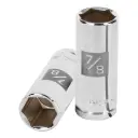 Dados tubulares hexagonales E 1/2" - 7/8", Truper