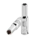Dado tubular hexagonal encastre 1/4" de 6 mm, Truper