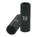 Dado tubular hexagonal encastre 1/2" de impacto de 21 mm, Truper