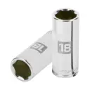 Dado tubular hexagonal encastre 3/8" de 18 mm, Truper