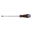 Desarmador de cruz 3/8" x 8" mango Comfort Grip, Truper