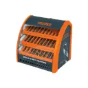 Despachador 29 compartimentos para brocas HSS con producto, Truper