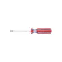 Desarmador plano 1/4 x 4" mango de PVC, Pretul
