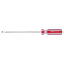 Desarmador plano 1/4 x 8" mango de PVC, Pretul