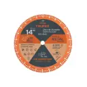Disco de diamante, 14" corte metal, Truper