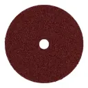 Disco de lija de 7" con respaldo de fibra, grano 24, Truper