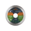 Disco diamantado continuo, acabado fino 4", Truper