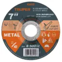 Disco para corte de metal, alto rendimiento 7", diametro 2 mm, Truper