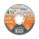 Disco para corte extrafino de metal, alto rendimiento 4 1/2" , diametro 1.6 mm, Truper
