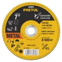 Disco para corte extrafino de metal, uso general, 7", diametro 1.8 mm, Pretul