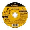Disco para desbate de metal tipo 27 diametro 7", Pretul