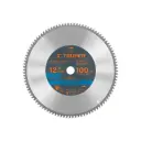 Sierra circular 12" para aluminio, 100 dientes centro 1"