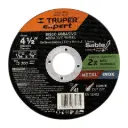 Disco tipo 41, corte metal, Línea Sable 4-1/2", 1.6mm, Truper