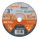 Disco Tipo 41 para corte fino de metal 3", Truper
