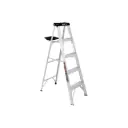 Escalera tipo tijera, 91 kg, con bandeja, 4 peldaños, Truper
