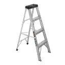 Escalera tipo tijera, 91 kg, sin bandeja, 3 peldaños, Truper