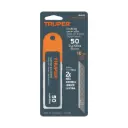 Estuche con 50 cuchillas SK4 de 18 mm para cutter, Truper