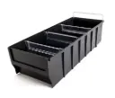 Gaveta Multibox NEGRO | 400x160x100 mm, Storage Compat