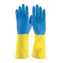 Guantes de látex reforzados para limpieza, medianos, Truper
