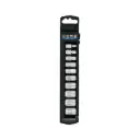 Juego de 10 dados hexagonales encastre 1/4" mm, Truper