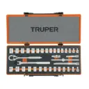 Juego de 36 piezas mixto, 3/8" , Truper