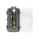 Juego de 39 herramientas 1/4" y 3/8" para mecánico, Pretul