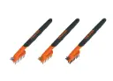 Juego de 3 minicepillos, 28 pinceles, Truper