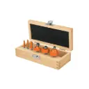 Juego de 6 fresas para router, Truper