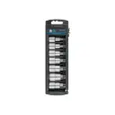 JPH-1/2X7M Juego de 7 dados cuadro 1/2" punta hexagonal mm, Truper