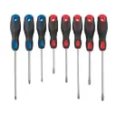 Juego de 8 desarmadores mango Comfort Grip, Pretul